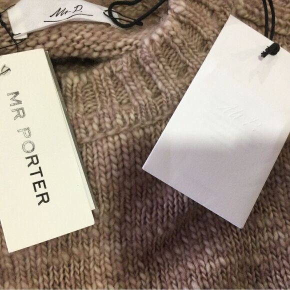 MR P. Melange Wool  Sweater - Neutrals - Picture 7 of 9